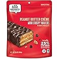 Little Secrets | MINI Crispy Wafers | 30% Less Sugar | Guilt-Free | Nothing Artificial (Peanut Butter & Dark Chocolate, 3-Pack (30 Minis))