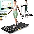 UREVO Under Desk Treadmill, Walking Pad Treadmills for Home, Portable Walking Treadmill 2.25HP, Walking Jogging Machine with 265 lbs Weight Capacity Remote Control LED Display