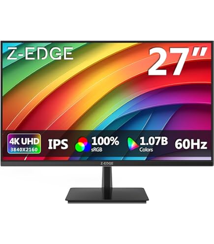 Z-EDGE Monitor IPS U28I4K 28 polegadas, Ultra HD 4K 3840x2160, 300