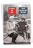 NobleWorks Funny Birthday Greeting Card with 5 x 7