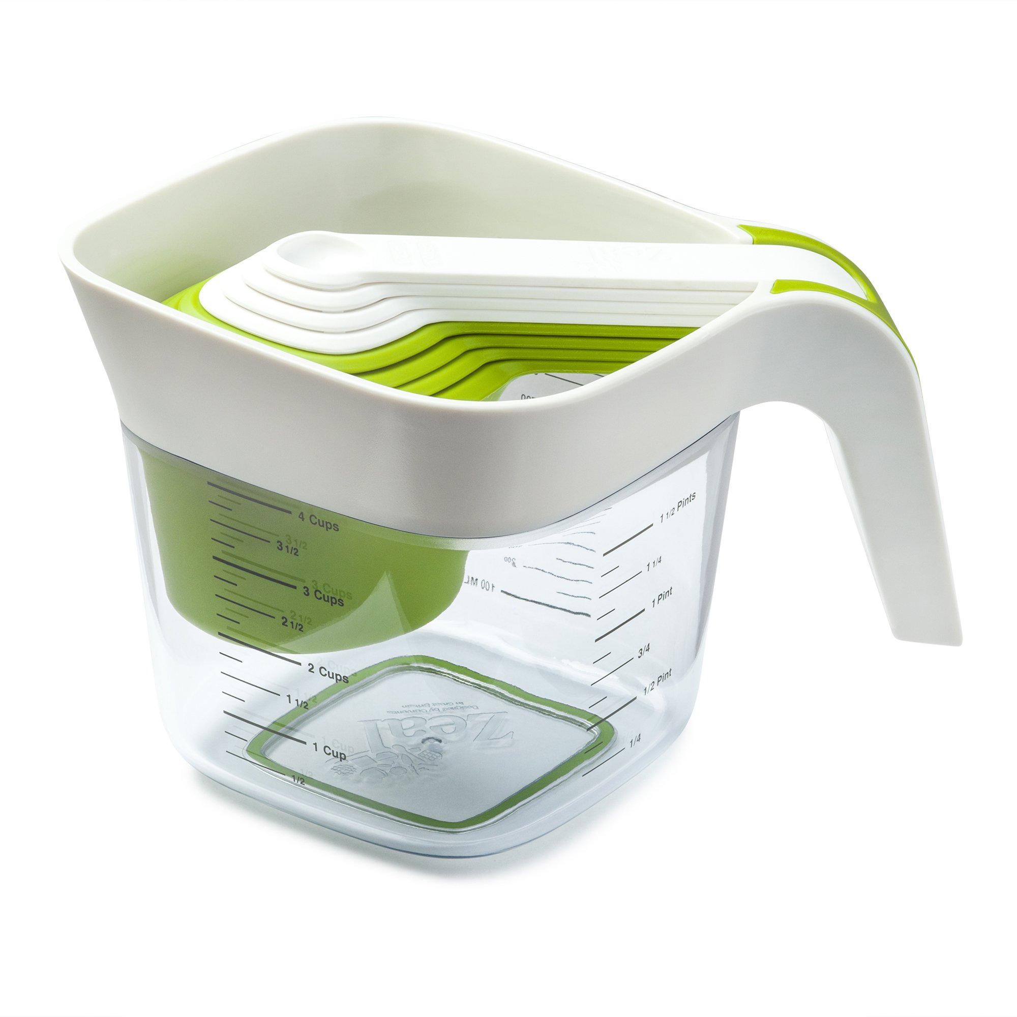 Zeal L207W Measuring Jug Set, White — image 1