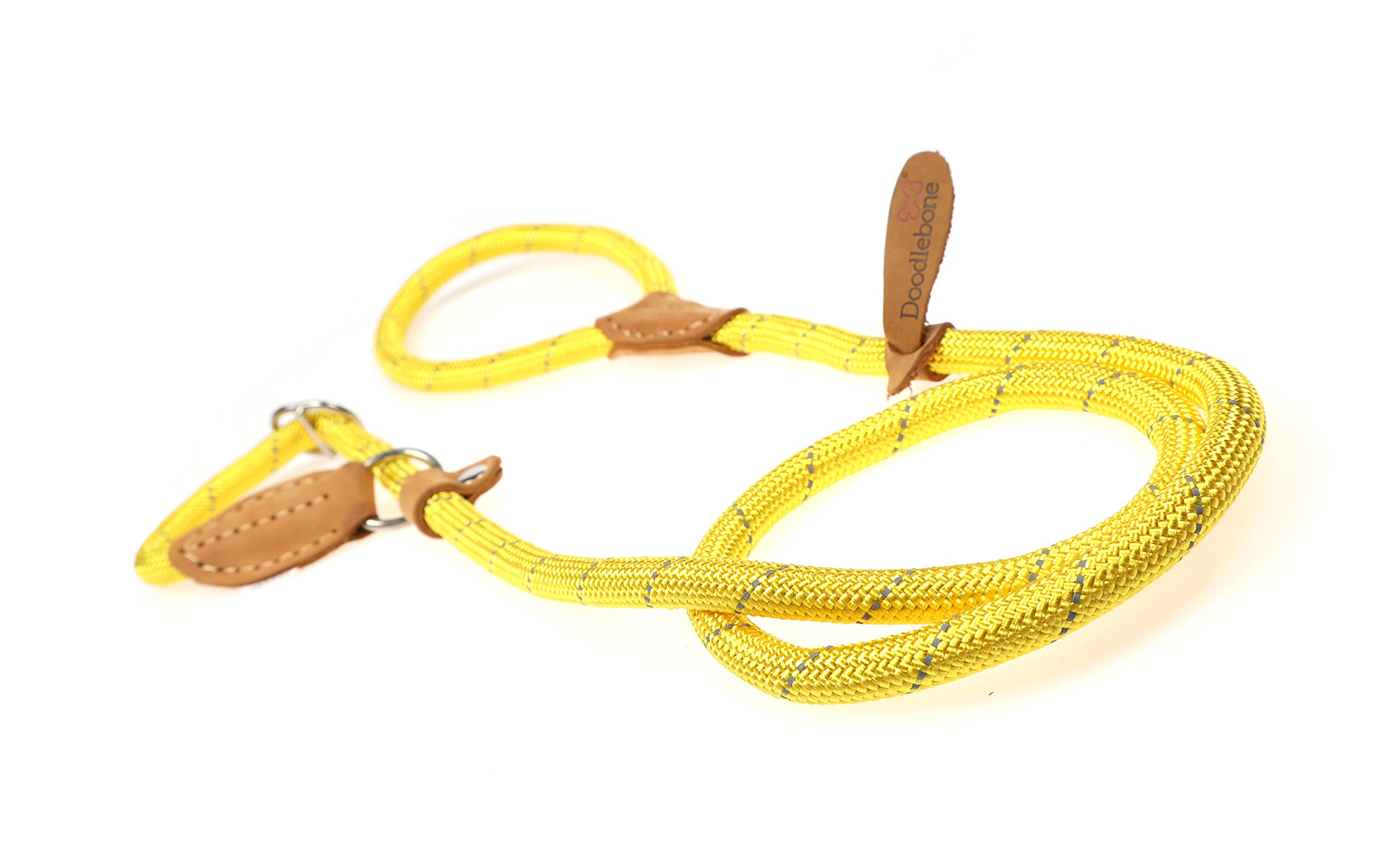 Doodlebone Slip Lead, Sunshine, 12mm