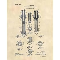 Amazon.com: Patent Prints - Early Vibrator Sex Toy Patent Art ...