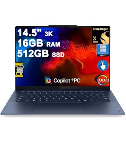 Amazon.com: Lenovo Yoga Slim 7X 3K OLED Touchscreen Laptop, 14.5