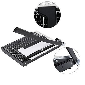 Rendio A4 Papierschneider Profi Fotoschneider Hebelschneider Papierschneidemaschine Schneidegerät Bindegerät Schrottmaschinei