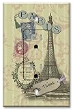 Paris Je T'aime - Printed Outlet w/Matching Switch