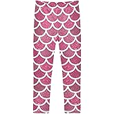 Aflyko Girls' Leggings Kids Workout Pants Dance Tights Ankle Length 4-10T