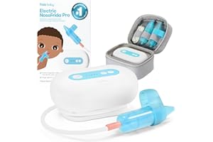 Frida Baby Electric NoseFrida Pro Nasal Aspirator for Baby, Hospital Grade Suction, Nose Sucker for Baby & Toddler, Nasal Aspirator for Congestion Relief, 5 Suction Levels, 2 Tips, Cordless with Case