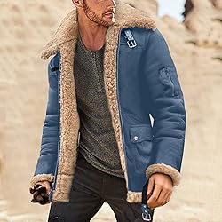 Mens Bomber Jackets Winter Leather Slim Jacket Men