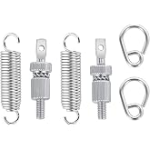 RANMING 2 Sets Bass Drum Pedal Spring Tension Assembly Standard Replacement Kick Pedal Springs Carbon Steel Bass Drum Spring for Single &amp; Double Drums Pedals Prcussion Instrument Hardware Parts