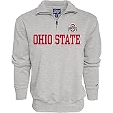 Blue 84 NCAA mens Quarter Zip Sweatshirt Grey