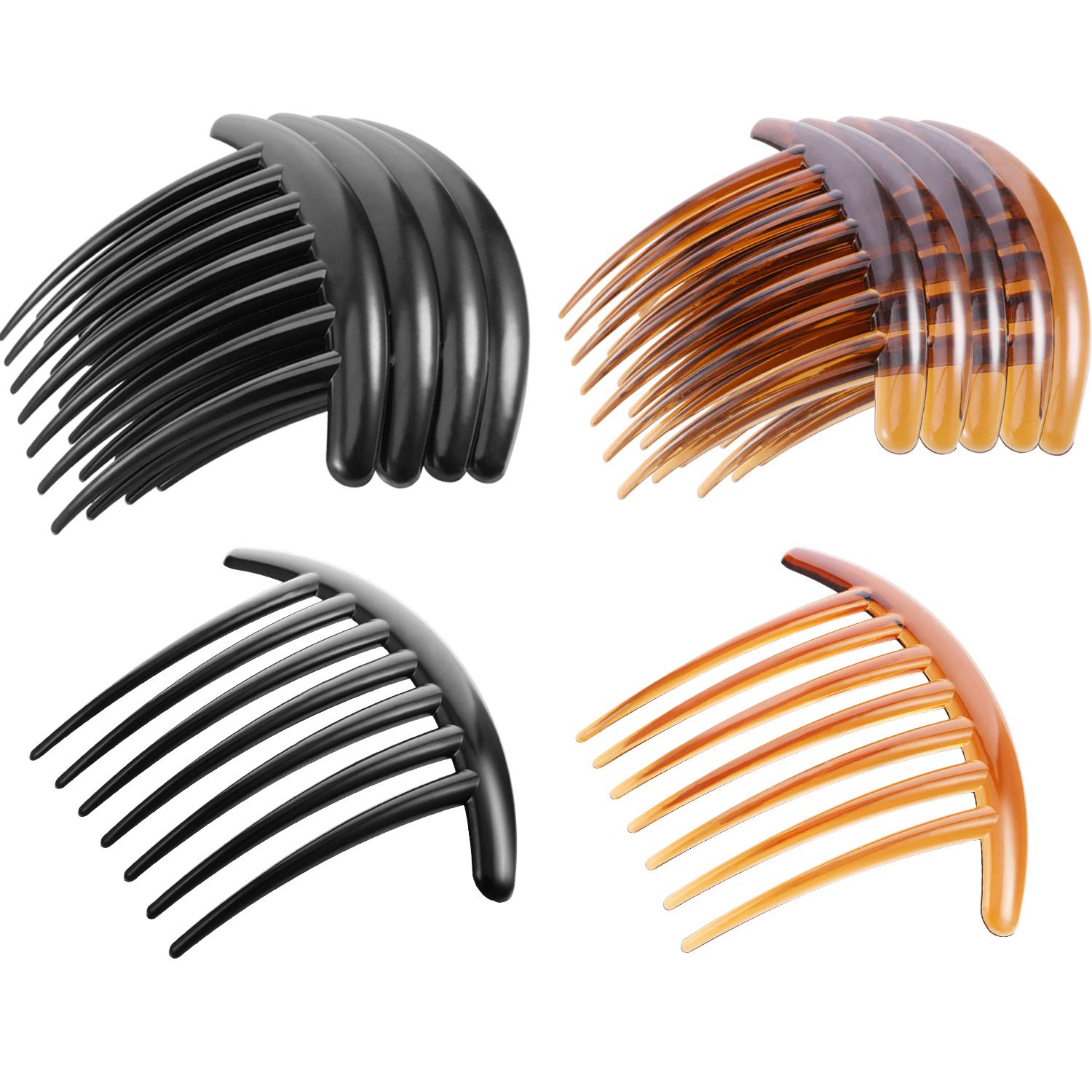 Buy Tatuo 20 Pieces 7 Tooth French Twist Comb Plastic Hair Clip