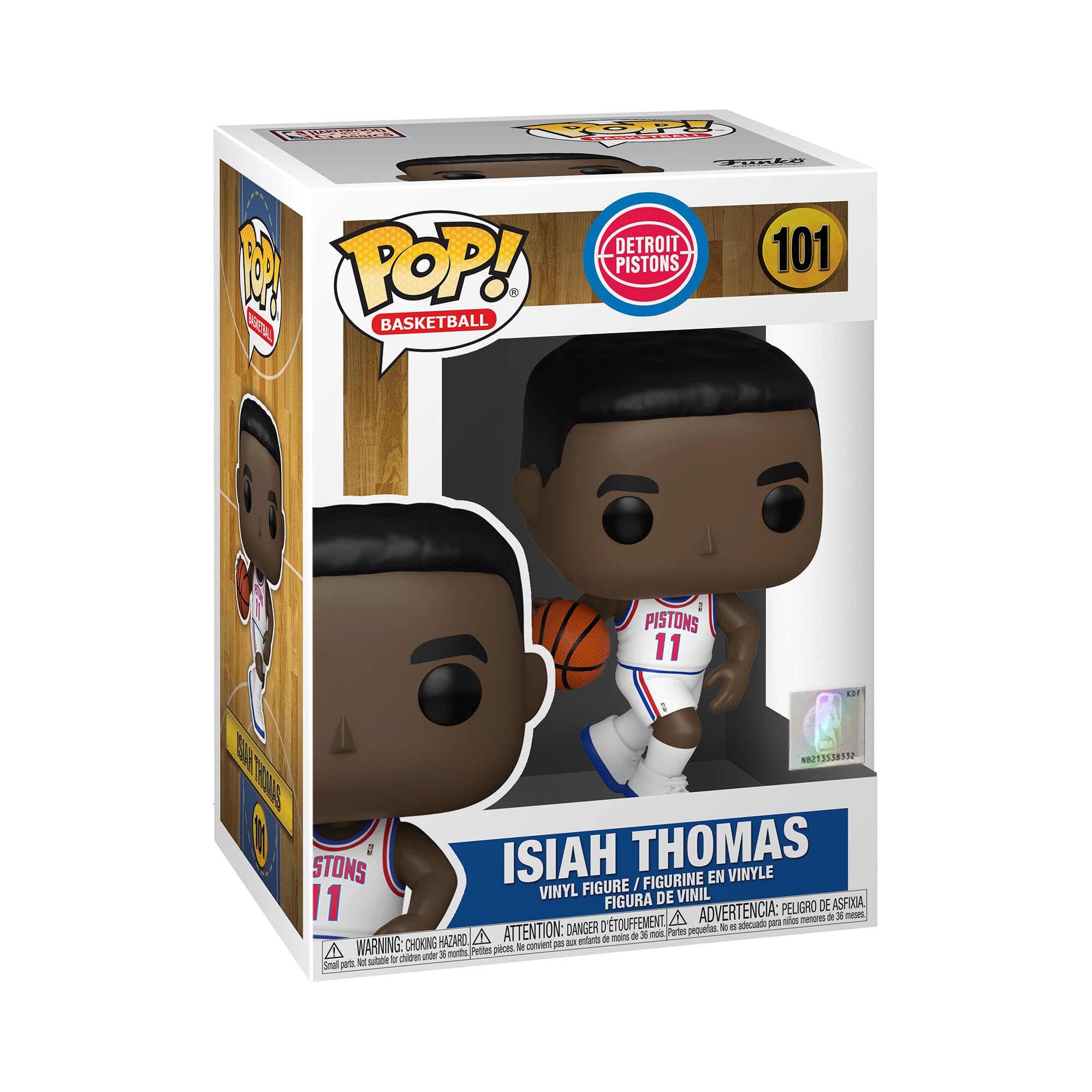 Funko POP! NBA: Legends - Isiah Thomas - (Pistons Home) Vinyl - Collectable Vinyl Figure - Gift Idea - Official Merchandise - Toys for Kids & Adults - Sports Fans - Model Figure for Collectors