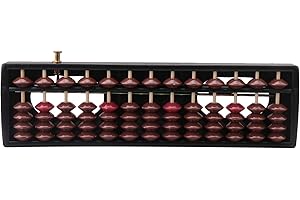 BQLZR Light Weight Japanese 13 Column Abacus Soroban Beginners Tool Winding Device