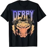 Kpop Demon Hunters Derpy Retro Metal Band Style Logo T-Shirt