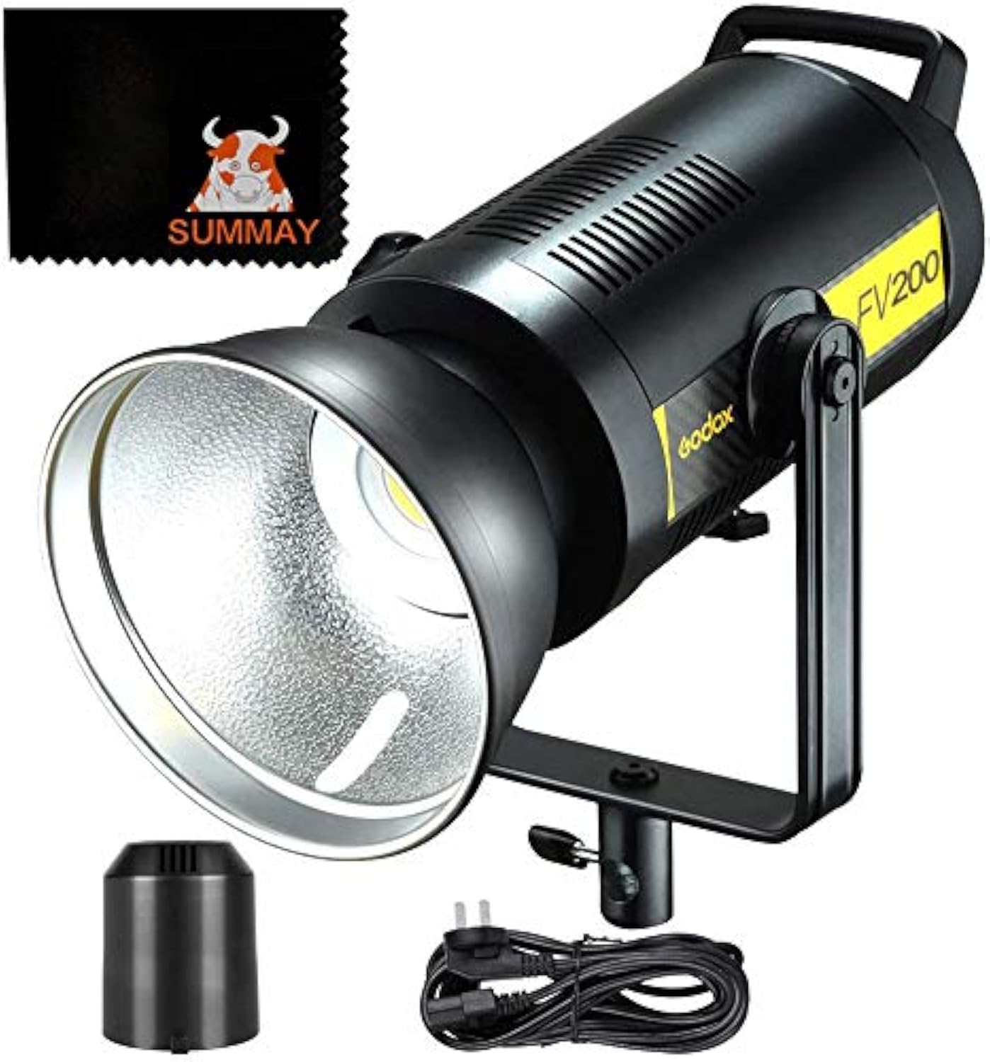 GODOX FV200 LED Flash Light 5600K 1/8000s High Speed Sync CRI 96+ TCLI 95+ Bowens Mount LED Continuous Light