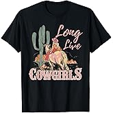 Long Live Howdy Rodeo Western Country Southern Cowgirls T-Shirt