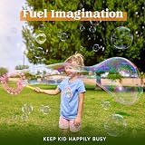JOYIN 24Pcs Big Outdoor Bubble Wands Set 53cm Giant Bubble Makers with Tray view 5