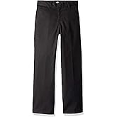 Dickies Boy's Flexwaist Flat Front Straight Leg School Uniform Pants – Adjustable Uniform Trousers for Schoolwear