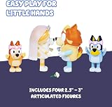 Bluey Wedding Time 4-Pack Figures | Uncle Rad Frisky Bingo Flower Girl Toy view 5