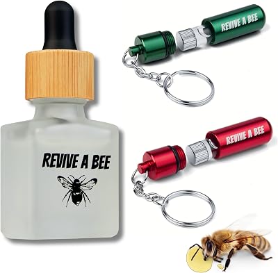 Revive a Bee Gift Box 2x Bee Revival Keyrings Refill Seed Paper Gift For Eco