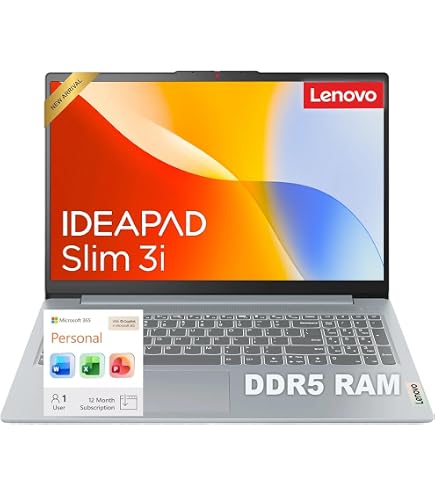 Amazon.com: Lenovo IdeaPad Slim 3 15IAN8 82XB00CPUS 15.6