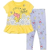 Disney Vampirina Raya and the Last Dragon Lion King Winnie the Pooh Girls T-Shirt & Leggings Outfit Set Infant to Big Kid