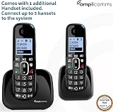 Amplicomms BigTel 1502 Cordless Big Button Phone with Extra Handset view 5