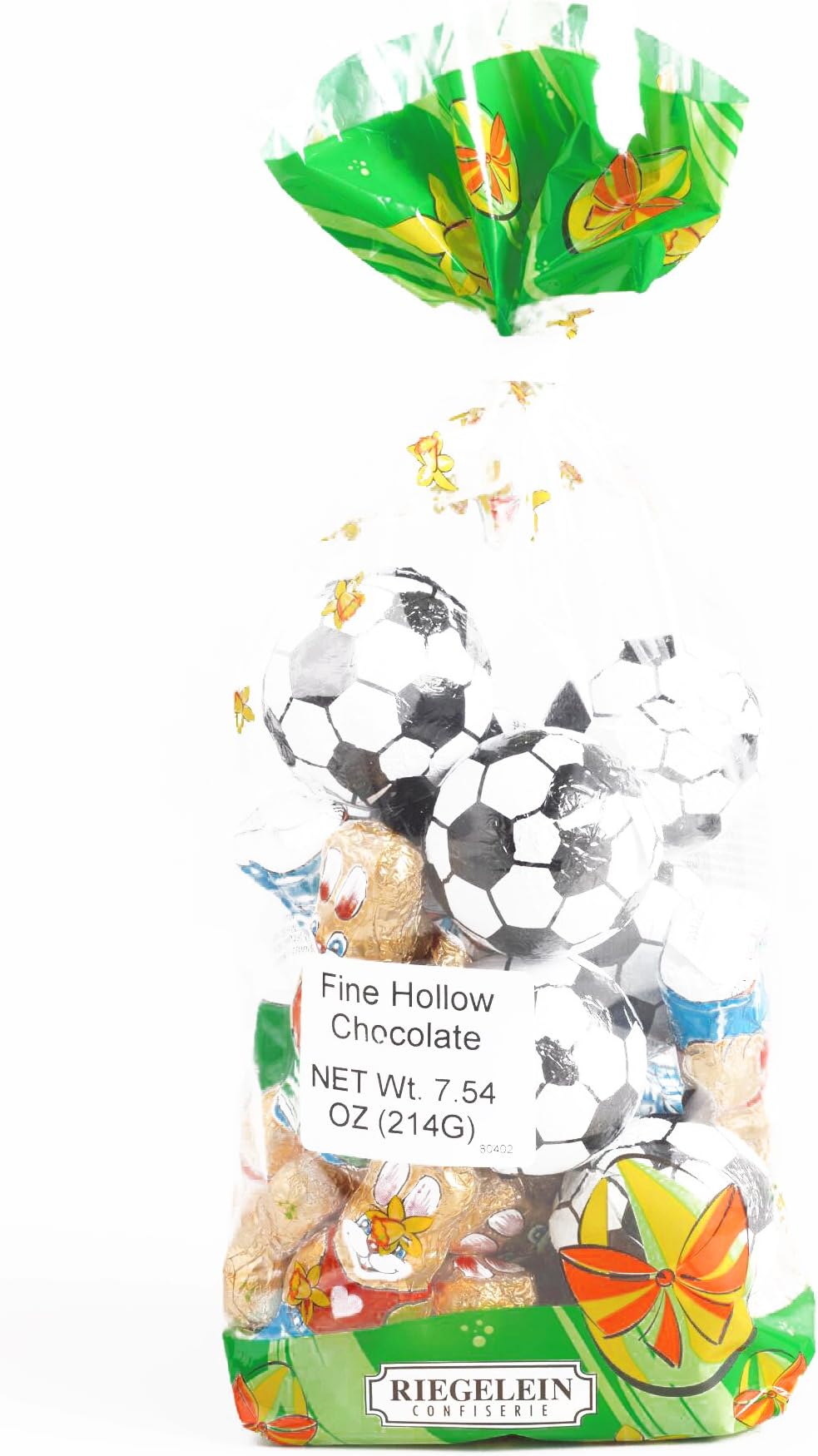 Riegelein Milk Chocolate Bunnies & Soccer Balls 7.5 oz each (1 Item Per Order, not per case)