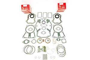 LIL RED BARN Engine Rebuild Kit Fits Kohler KT17, M18, MV16 Gasket Set, Includes Pistons & Rings