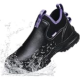 PJZHJ Non Slip Work Shoes for Women Water & Oil Resistant Food Service Shoes Comfortable Slip Resistant Chef Shoe for Restaurant Hospital