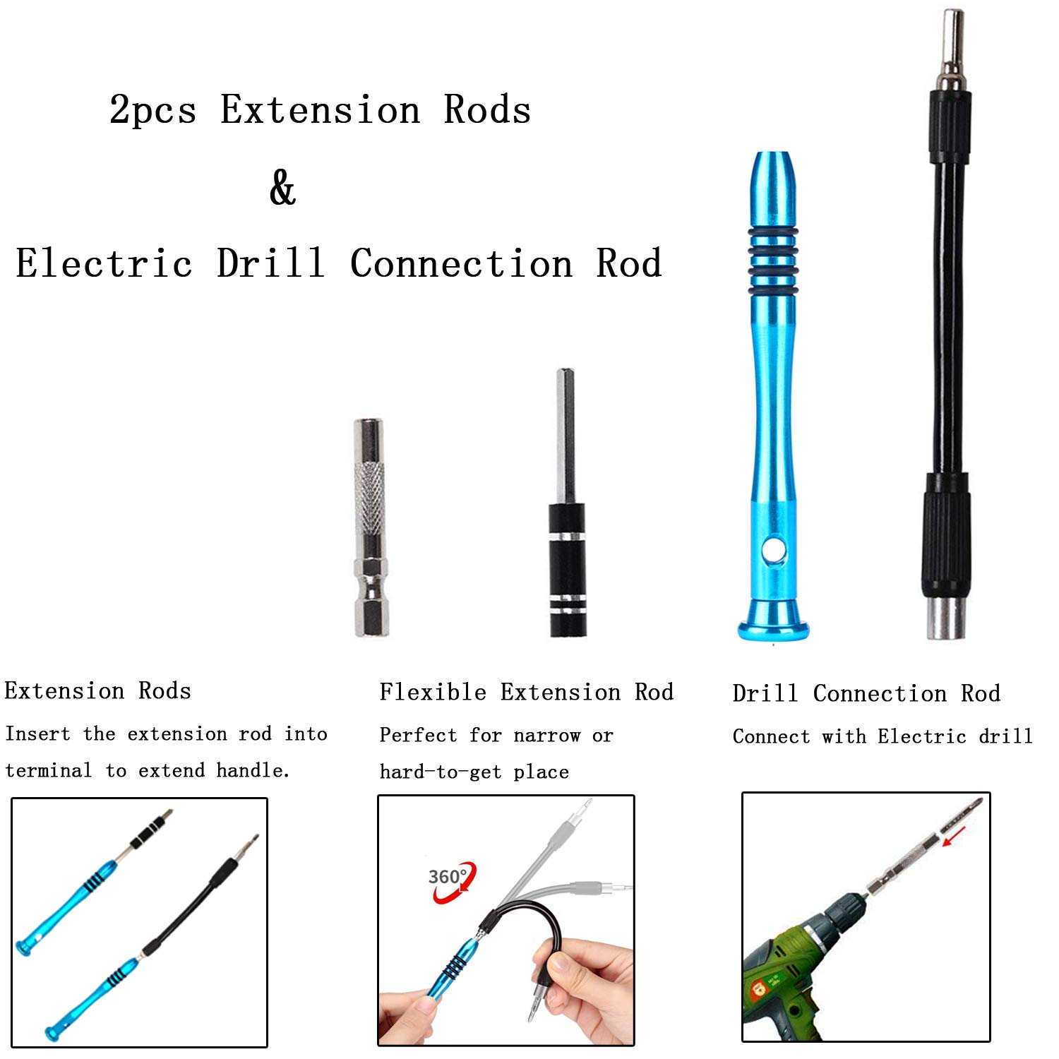 Precision Screwdriver Set, Faireach 110 in 1 Professional Repair Tool Kit, Magnetic Screwdriver Kit with Portable Case for Repairing Computer, Cellphone, Eyeglasses, Watch, iPhone, iPad, Mac and More