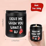 wompolle Funny Candle Light Me Sandalwood Gift for Him Valentines view 3