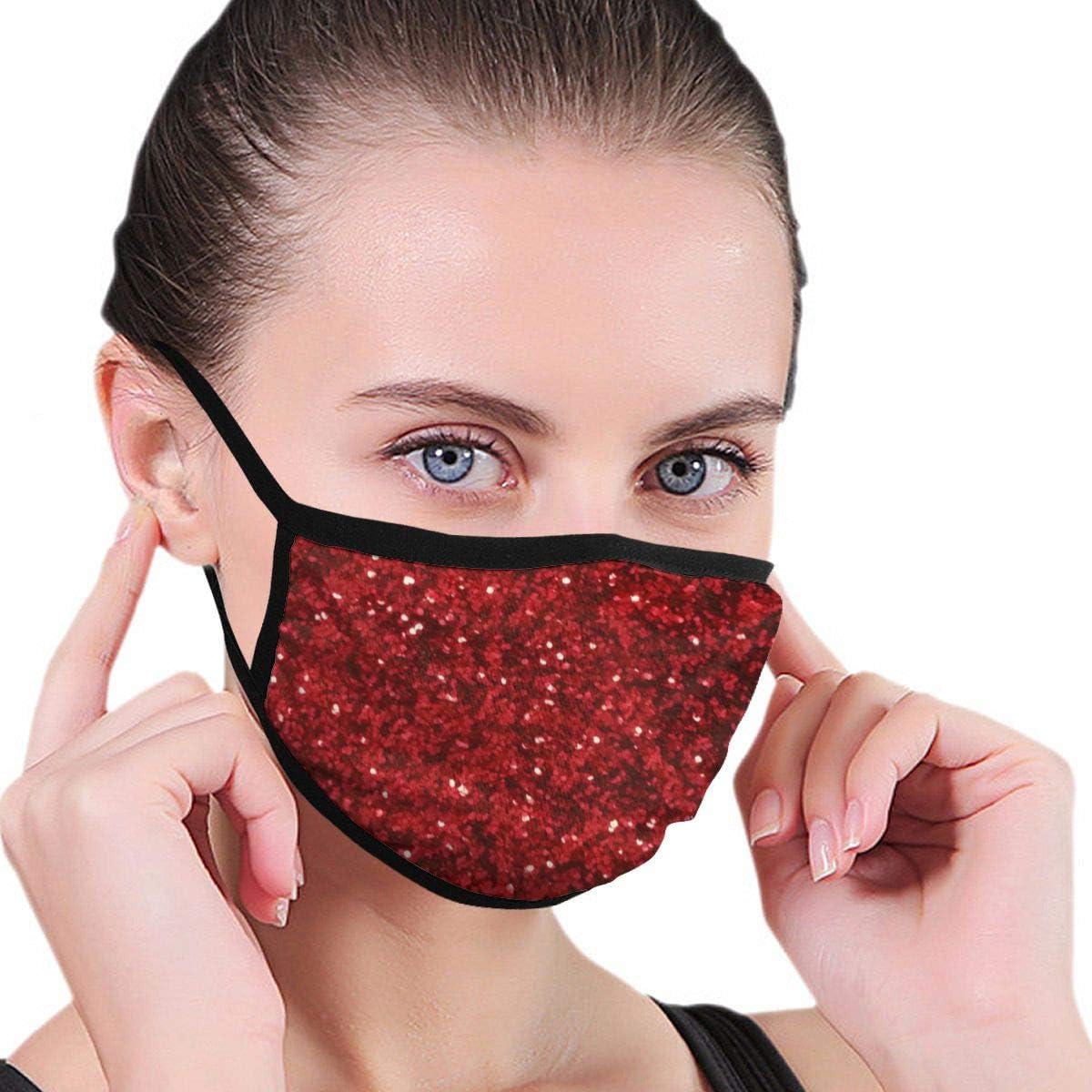 Masks Red Bling Bling Anti1 Face Mask for Teens Men Women Outdoor Cycling Sport in Winter