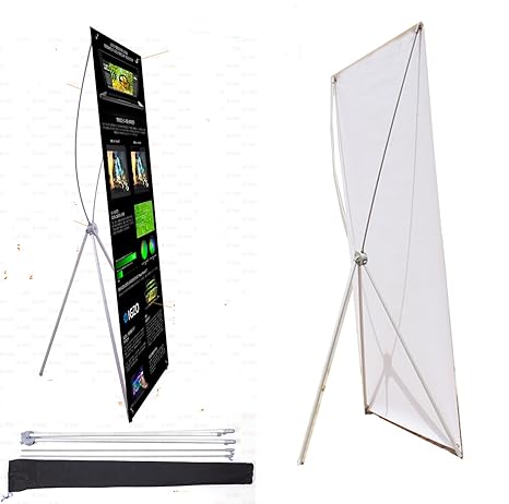 Thedisplaydeal X Type Banner Stand Premium Grade Support Vertical
