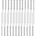24PCS Fondue Forks, BetterJonny 23.5cm Stainless Steel Fondue Forks Roasting Sticks with Heat Resistant Handle for Fondue Roa