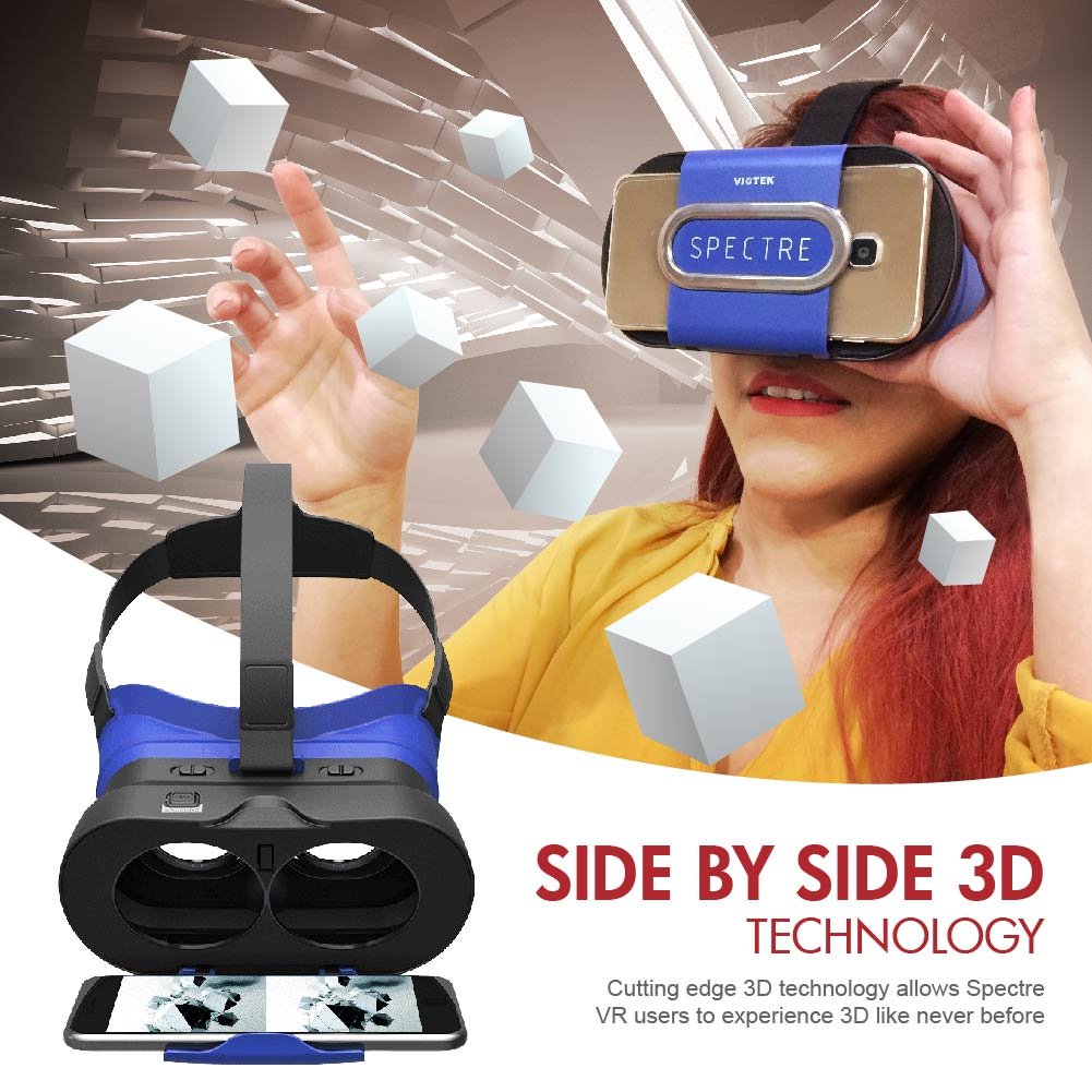 VIOTEK Spectre Folding Virtual Reality VR Headset Phone Accessory