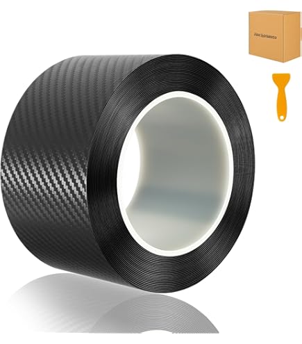 JMTBNO Car Door Edge Guards - 5D Carbon Fiber Vinyl Film Protection (4 X 33Ft Roll) For Most Cars