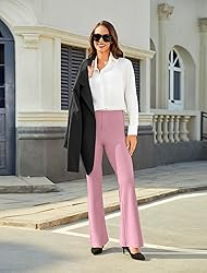 DLOODA Womens Bootcut Dress Pants Business Casual