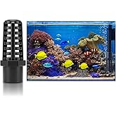 Ropoloogy 1/2 Inch Slip Fit PVC Pipe Suction Screen Strainer Aquarium Filter Intake Guard for Small Fish Shrimp Snails Protection Aquarium Intake Strainer for Fish Tank Pump