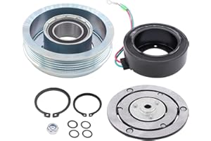 ApplianPar AC A/C Compressor Clutch Assembly Kit for Honda Fit 1.5L 5 Groove Pulley 2009 2010 2011 2012 2013 2014