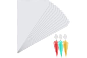 ChengFu 100pcs Disposable Small Piping Bags 8 inch, Mini Piping Bags, Pastry Piping Bags for Cream Frosting, Icing Bags for Cake and Dessert Decorations