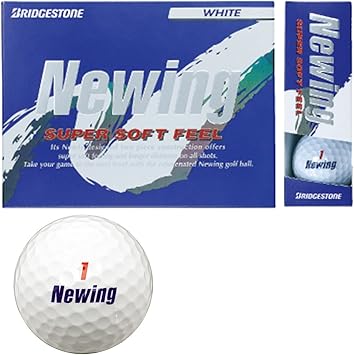 Amazon ブリヂストン Newing ボール ニューイング Super Soft Feel ボール 1ダース 12個入り Newing ゴルフボール