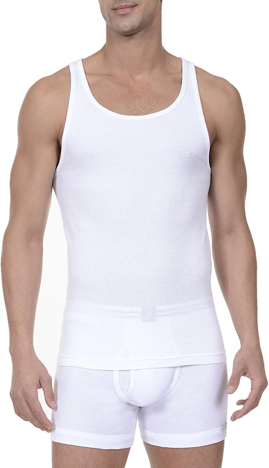 Nautica Men's Nautica 3 Pack Tank Top, White, Small at Amazon Men’s
