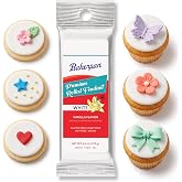 Bakerpan Premium Rolled White Fondant For Cake Decorating - 4.4 Ounces | Vanilla Flavor - Made in USA