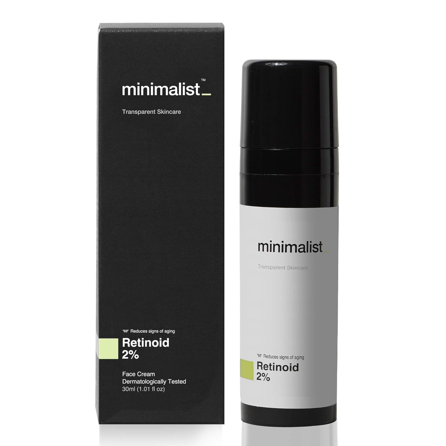 Minimalist 2 Retinoid Anti Aging Cream for Wrinkles & Fine Lines, 30