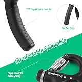 NIYIKOW Hand Grip Strengthener 22-132 Lbs Adjustable Grip Trainer Black 1 Pack view 5