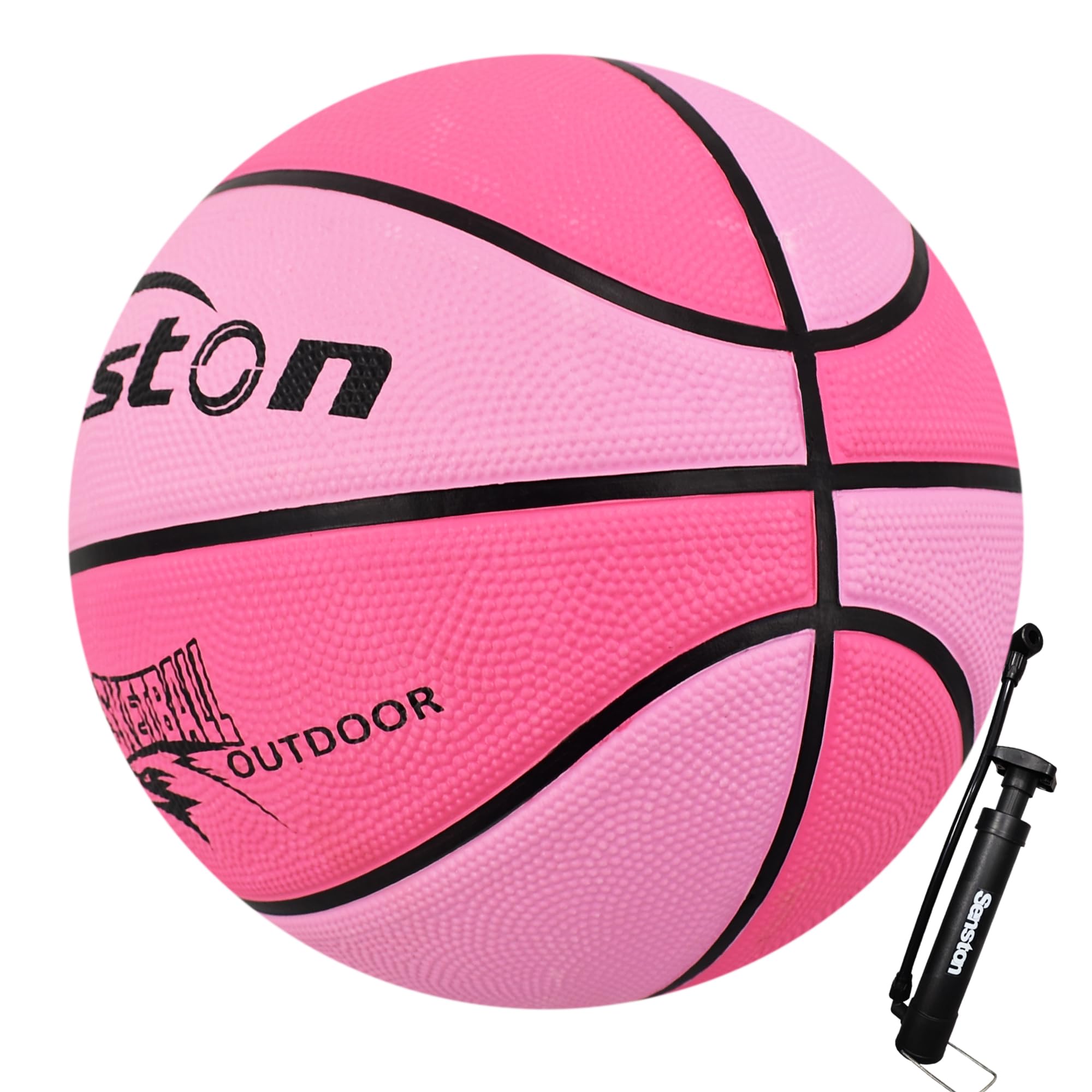 Senston Basketball Size 3 Rubber Basket Ball Indoor/Outdoor Street Basketball