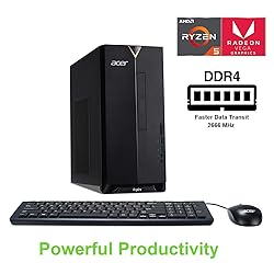 Acer Aspire TC-390-UA92 Desktop, AMD Ryzen 5 3400G