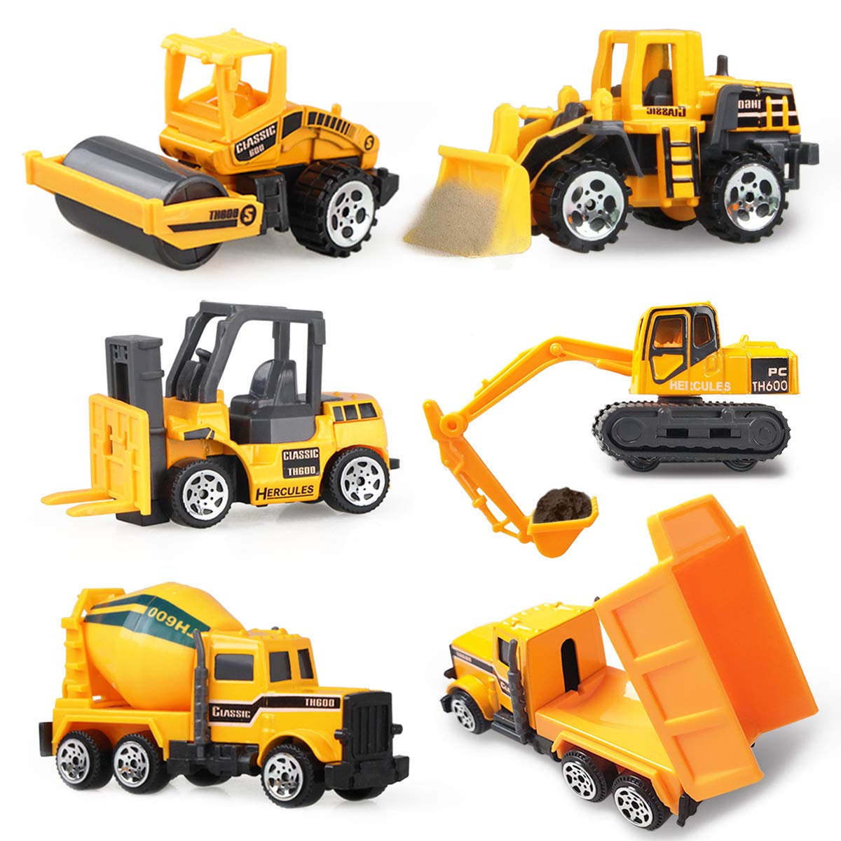 toy diggers and dumpers